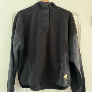 Adidas Black Fleece with Gold Logo
